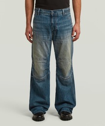 G-STAR | 5620 3D Loose 2.0 Jeans/ヴィンテージライク立体裁断バイカーディテールワイドルーズジーンズ(デニムパンツ)
