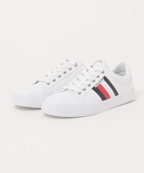 【TOMMY HILFIGER】シンプルスニーカー　トリコロール