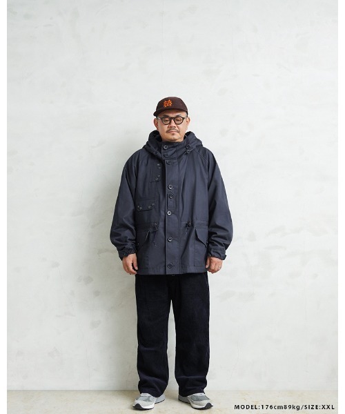 WAIPER.inc（ワイパーインク）の「WAIPER.inc イギリス軍 ROYAL NAVY ベンタイル パーカ フルオープン 日本製【WP150】（ミリタリージャケット・メンズ・ネイビー・M/S/L/XL）」の14枚目の写真
