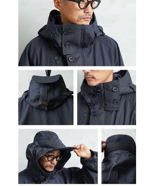 WAIPER.inc（ワイパーインク）の「WAIPER.inc イギリス軍 ROYAL NAVY ベンタイル パーカ フルオープン 日本製【WP150】（ミリタリージャケット・メンズ・ネイビー・M/S/L/XL）」の15枚目の写真