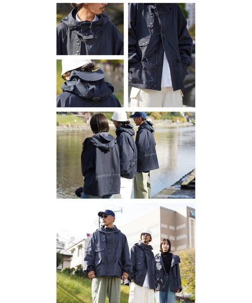 WAIPER.inc（ワイパーインク）の「WAIPER.inc イギリス軍 ROYAL NAVY ベンタイル パーカ フルオープン 日本製【WP150】（ミリタリージャケット・メンズ・ネイビー・M/S/L/XL）」の22枚目の写真