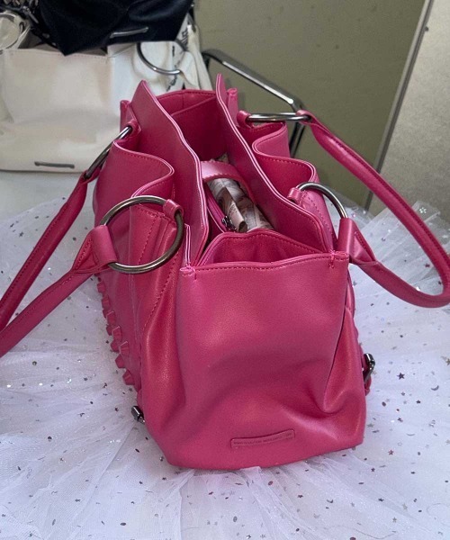 SCULPTOR(スカルプター)の「Millionaire Tote Bag(ショルダーバッグ・レディース・ホワイト/ピンク・FREE)」の12枚目の写真