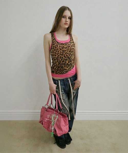 SCULPTOR(スカルプター)の「Millionaire Tote Bag(ショルダーバッグ・レディース・ホワイト/ピンク・FREE)」の4枚目の写真