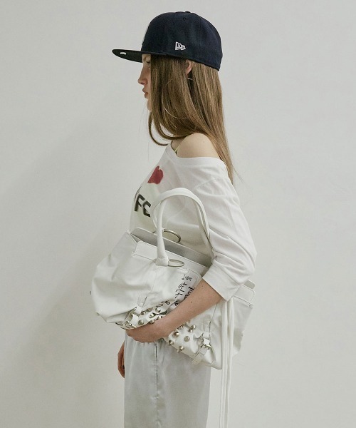 SCULPTOR(スカルプター)の「Millionaire Tote Bag(ショルダーバッグ・レディース・ホワイト/ピンク・FREE)」の14枚目の写真