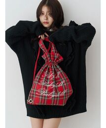 jouetie（ジュエティ）の「2WAYロゴナップサック チェック柄（バックパック/リュック）」