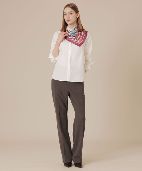 MACKINTOSH LONDON（マッキントッシュ ロンドン）の「フラワーガーデンスクエアスカーフ（ストール/ショール・レディース・ピンク・FREE）」の2枚目の写真