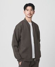 BEAUTY&YOUTH UNITED ARROWS（ビューティーアンドユースユナイテッドアローズ）の「【WEB限定 WARDROBE SMART】ダブルニット ジップブルゾン セットアップ対応【抗菌・防臭】（ブルゾン）」