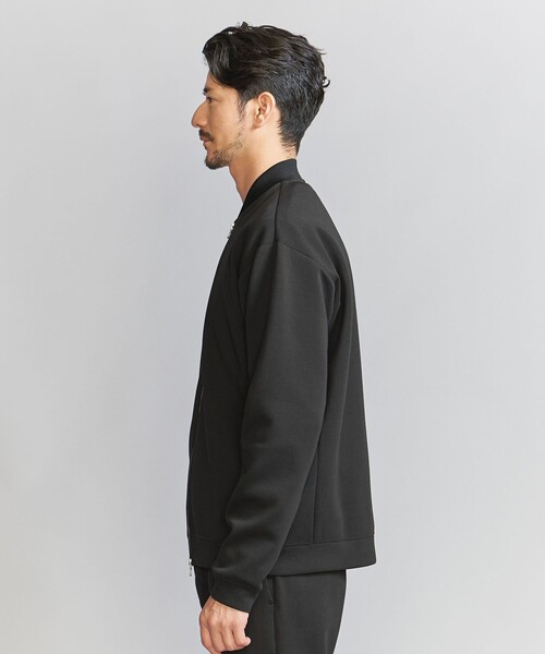 BEAUTY&YOUTH UNITED ARROWS(ビューティーアンドユースユナイテッドアローズ)の「【WEB限定 WARDROBE SMART】ダブルニット ジップブルゾン/セットアップ対応【抗菌・防臭】(ブルゾン・メンズ・ダークグレー/ブラック/オリーブ/グレー・S/M/L/XL)」の19枚目の写真