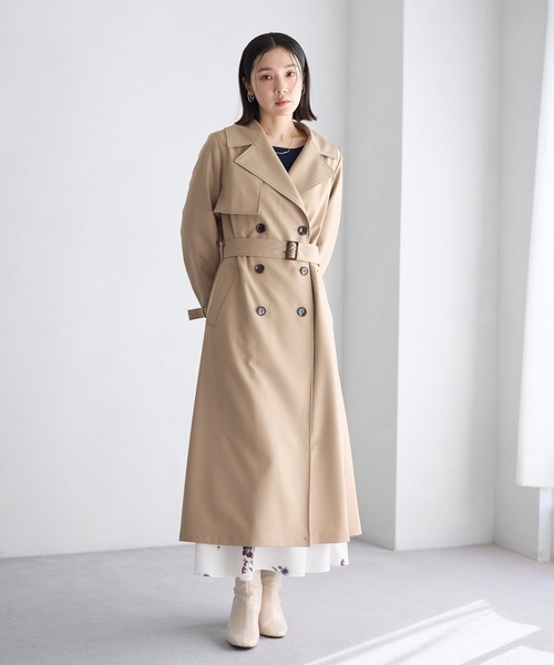 Andemiu（アンデミュウ）の「バックデザイントレンチコート636657