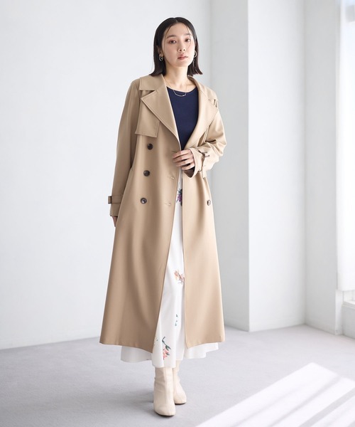 Andemiu（アンデミュウ）の「バックデザイントレンチコート636657