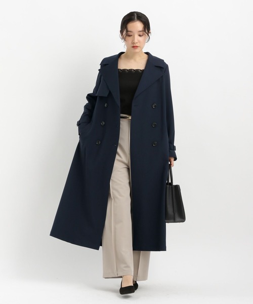 Andemiu（アンデミュウ）の「バックデザイントレンチコート636657