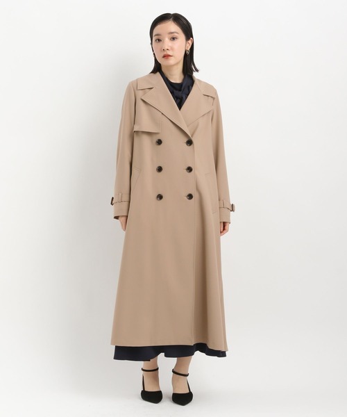 Andemiu(アンデミュウ)の「バックデザイントレンチコート636657(トレンチコート・レディース・ベージュ/ネイビー・FREE)」の18枚目の写真