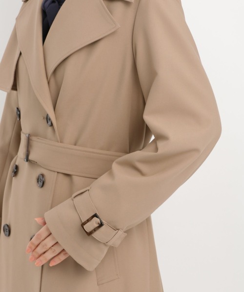Andemiu(アンデミュウ)の「バックデザイントレンチコート636657(トレンチコート・レディース・ベージュ/ネイビー・FREE)」の21枚目の写真
