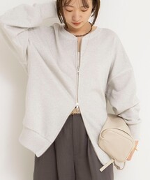 NOLLEY’S | ウォッシャブル2WAYロングジップスウェット(スウェット)