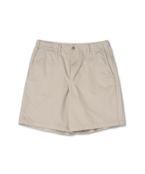 BRUMAN(ブルーマン)の「Officer Chino Shorts (Light Beige)(その他パンツ・メンズ・その他・S/M/L)」の1枚目の写真