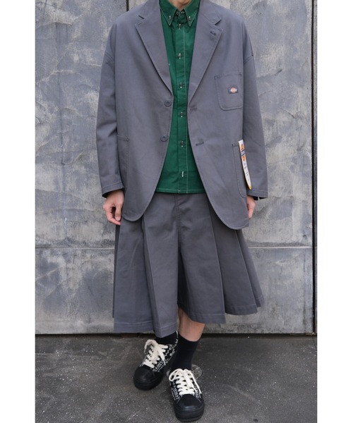 SHINYAKOZUKA(シンヤコヅカ)の「HIS JK WITH DICKIES(ISSUE#8)(テーラードジャケット・メンズ・ネイビー/チャコールグレー/ブラック/カーキ・LARGE/MEDIUM/SMALL/X-SMALL)」の7枚目の写真