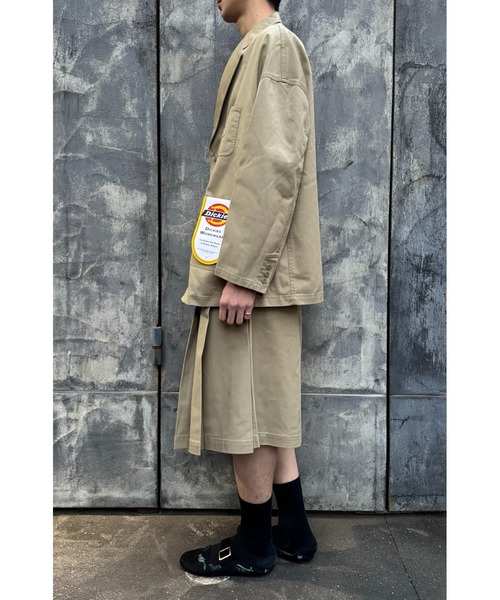 SHINYAKOZUKA(シンヤコヅカ)の「HIS JK WITH DICKIES(ISSUE#8)(テーラードジャケット・メンズ・ネイビー/チャコールグレー/ブラック/カーキ・LARGE/MEDIUM/SMALL/X-SMALL)」の8枚目の写真