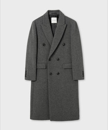 NONBLANK（ノンブランク）の「ダブルブレストコート_GREY（チェスターコート）」