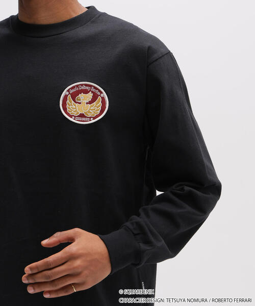 AVIREX(アヴィレックス)の「《AVIREX × FINAL FANTASY VII REMAKE》LONGSLEEVE T-SHIRT "SAM'S DELIVERY SERVICE" / 長袖Tシャツ サムズ デリバリー サービス / アヴィレックス(Tシャツ/カットソー・メンズ・ブラック/ホワイト・MEDIUM/LARGE/X-LARGE/XX-LARGE)」の7枚目の写真