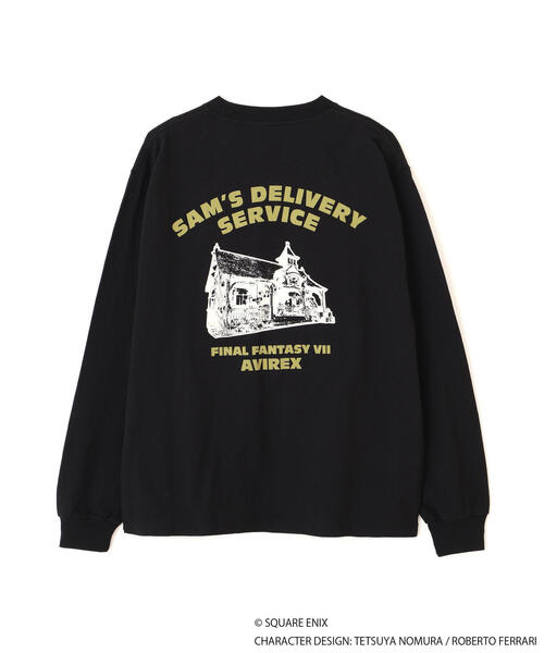 AVIREX(アヴィレックス)の「《AVIREX × FINAL FANTASY VII REMAKE》LONGSLEEVE T-SHIRT "SAM'S DELIVERY SERVICE" / 長袖Tシャツ サムズ デリバリー サービス / アヴィレックス(Tシャツ/カットソー・メンズ・ブラック/ホワイト・MEDIUM/LARGE/X-LARGE/XX-LARGE)」の12枚目の写真