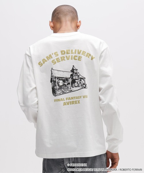 AVIREX(アヴィレックス)の「《AVIREX × FINAL FANTASY VII REMAKE》LONGSLEEVE T-SHIRT "SAM'S DELIVERY SERVICE" / 長袖Tシャツ サムズ デリバリー サービス / アヴィレックス(Tシャツ/カットソー・メンズ・ブラック/ホワイト・MEDIUM/LARGE/X-LARGE/XX-LARGE)」の22枚目の写真