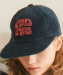 CPGN STUDIO（コンパーニョ）の「ジャンプコーデュロイボールキャップネイビー（キャップ）」