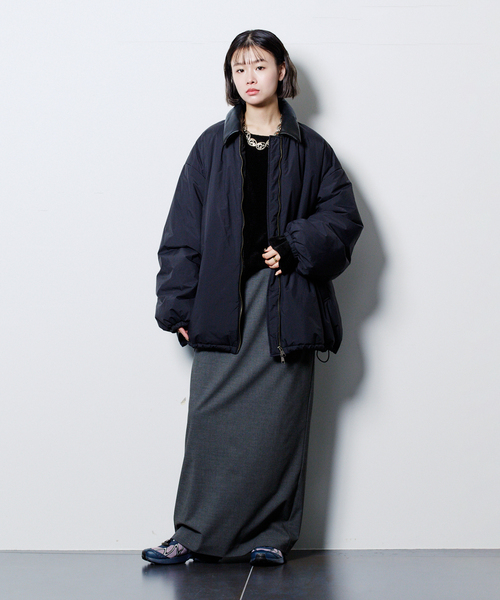 CITYSHOP(シティーショップ)の「《追加2》PE WASH PULLOVER:カットソー(Tシャツ/カットソー・レディース・ブラック/チャコールグレー/グレー/ホワイト・FREE)」の5枚目の写真