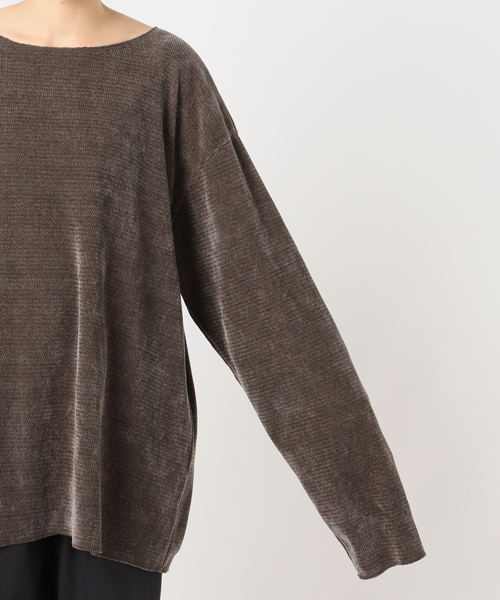 CITYSHOP(シティーショップ)の「《追加2》PE WASH PULLOVER:カットソー(Tシャツ/カットソー・レディース・ブラック/チャコールグレー/グレー/ホワイト・FREE)」の13枚目の写真