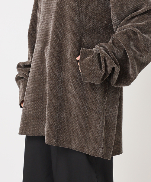 CITYSHOP(シティーショップ)の「《追加2》PE WASH PULLOVER:カットソー(Tシャツ/カットソー・レディース・ブラック/チャコールグレー/グレー/ホワイト・FREE)」の14枚目の写真