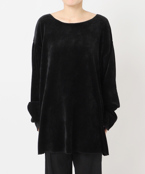 CITYSHOP(シティーショップ)の「《追加2》PE WASH PULLOVER:カットソー(Tシャツ/カットソー・レディース・ブラック/チャコールグレー/グレー/ホワイト・FREE)」の16枚目の写真