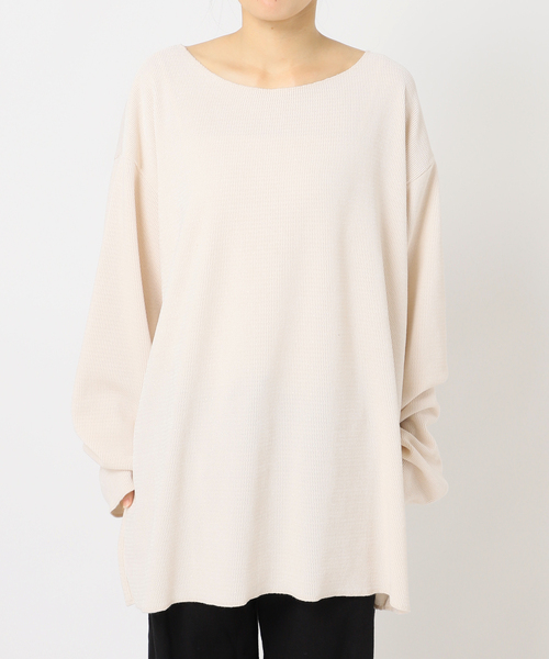 CITYSHOP(シティーショップ)の「《追加2》PE WASH PULLOVER:カットソー(Tシャツ/カットソー・レディース・ブラック/チャコールグレー/グレー/ホワイト・FREE)」の20枚目の写真