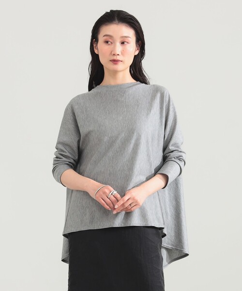 Demi-Luxe BEAMS（デミルクス ビームス）の「COG THE BIGSMOKE / ABBY バックフレア トップス（Tシャツ/カットソー・レディース・ネイビー/ライトグレー/ブラック・ONE SIZE）」の7枚目の写真