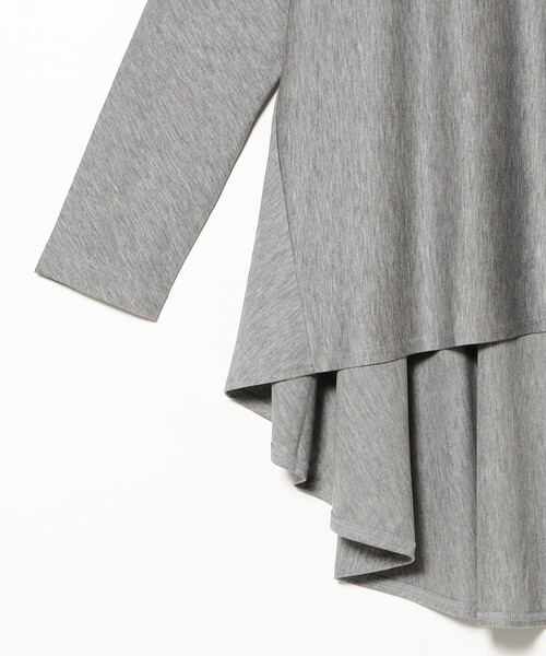 Demi-Luxe BEAMS（デミルクス ビームス）の「COG THE BIGSMOKE / ABBY バックフレア トップス（Tシャツ/カットソー・レディース・ネイビー/ライトグレー/ブラック・ONE SIZE）」の11枚目の写真