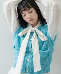 【オケージョン/セレモニー対応】ラメニットベスト