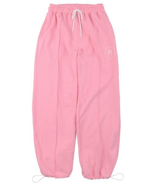 PIECEMAKER(ピースメーカー)の「STITCH CIRCLE LOGO SWEAT PANTS (PINK)(スウェットパンツ・レディース・その他・L)」の4枚目の写真
