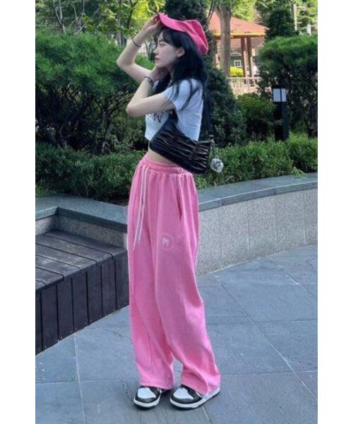 PIECEMAKER(ピースメーカー)の「STITCH CIRCLE LOGO SWEAT PANTS (PINK)(スウェットパンツ・レディース・その他・L)」の10枚目の写真