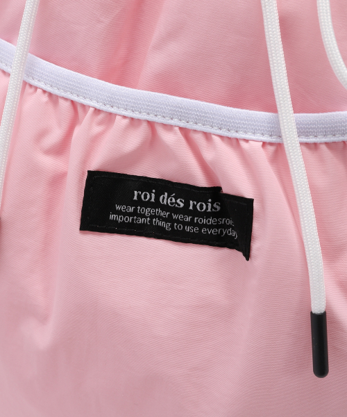 ROIDESROIS(ロワデロワ)の「ドローストリングバックパック (ピンク)(バックパック/リュック・レディース・その他・FREE)」の5枚目の写真