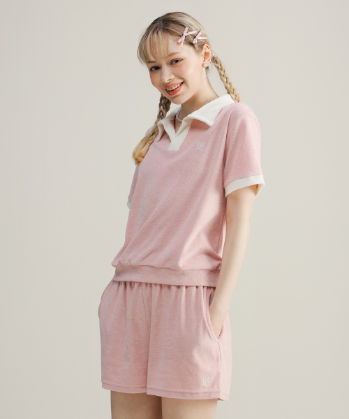 25PERCENTAGE(25パーセンテージ)の「25P テリーセットアップ 25B47216PK(Tシャツ/カットソー・レディース・その他・FREE)」の2枚目の写真