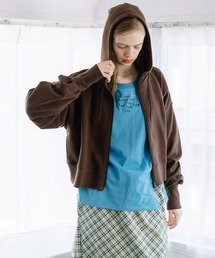 POU DOU DOU | ボリューム袖裏毛フーディパーカ(パーカー)