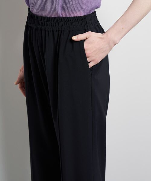 LANVIN en Bleu(ランバンオンブルー)の「ストレッチツイルフレアゴムパンツ(その他パンツ・レディース・ネイビー/ブラック・38/36)」の9枚目の写真