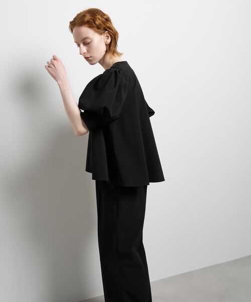 LANVIN en Bleu(ランバンオンブルー)の「ストレッチツイルフレアゴムパンツ(その他パンツ・レディース・ネイビー/ブラック・38/36)」の15枚目の写真