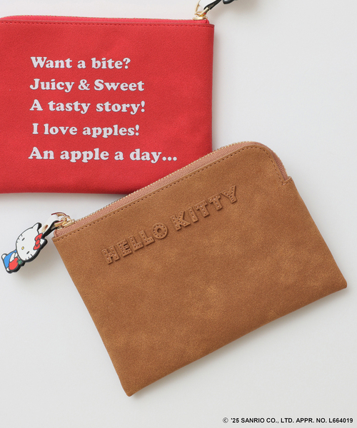 追加》HELLO KITTY S&S HASHIBAMI フェイクスエードポーチ（ポーチ