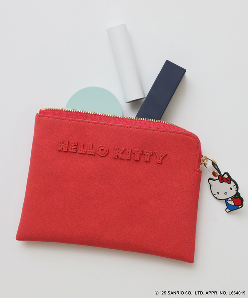 追加》HELLO KITTY S&S HASHIBAMI フェイクスエードポーチ（ポーチ