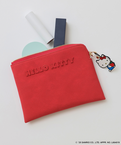 Spick & Span(スピックアンドスパン)の「《追加》HELLO KITTY S&S HASHIBAMI フェイクスエードポーチ(ポーチ・レディース・レッド/キャメル・FREE)」の8枚目の写真