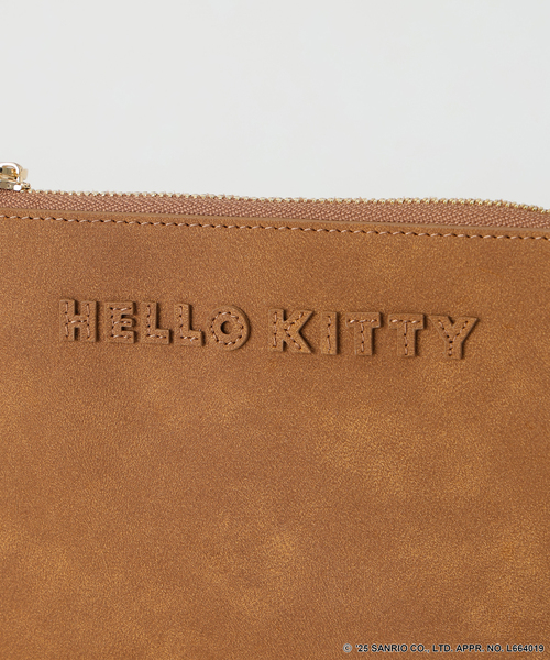 追加》HELLO KITTY S&S HASHIBAMI フェイクスエードポーチ（ポーチ