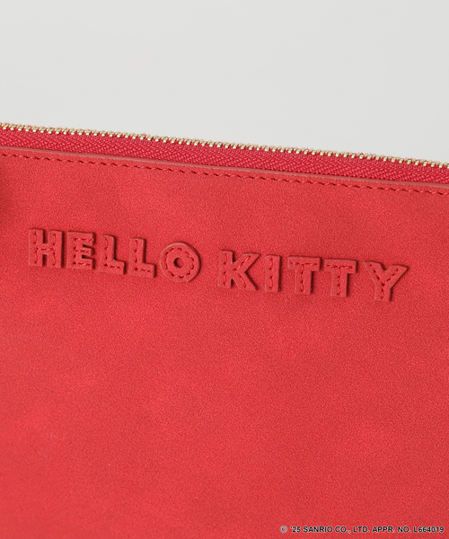 追加》HELLO KITTY S&S HASHIBAMI フェイクスエードポーチ（ポーチ