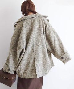 ステンカラーカールシャギーブルゾン（ブルゾン）｜LIAN（リアン）の