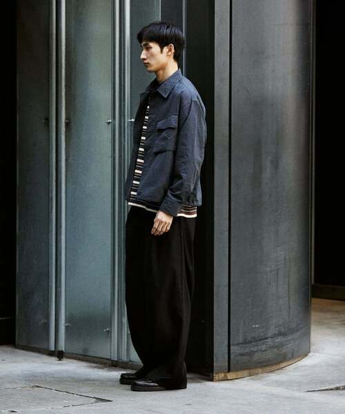 JOURNAL STANDARD（ジャーナルスタンダード）の「T/C サッカー ファティーグ ジャケット（その他アウター・メンズ・グレー/スミクロ/ネイビー/ブラウン・MEDIUM/LARGE）」の10枚目の写真