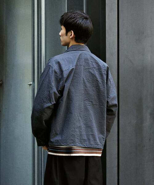 JOURNAL STANDARD（ジャーナルスタンダード）の「T/C サッカー ファティーグ ジャケット（その他アウター・メンズ・グレー/スミクロ/ネイビー/ブラウン・MEDIUM/LARGE）」の16枚目の写真