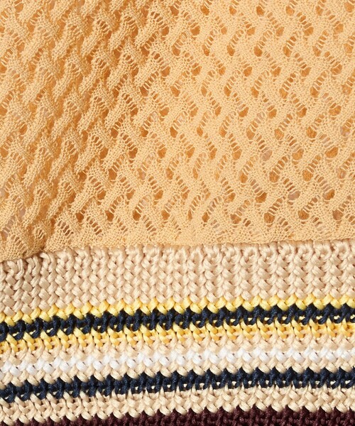 TOGA PULLA（トーガ　プルラ）の「＜TOGA PULLA＞レース ニットカーディガン（カーディガン/ボレロ・レディース・ベージュ/ブラック・36）」の6枚目の写真